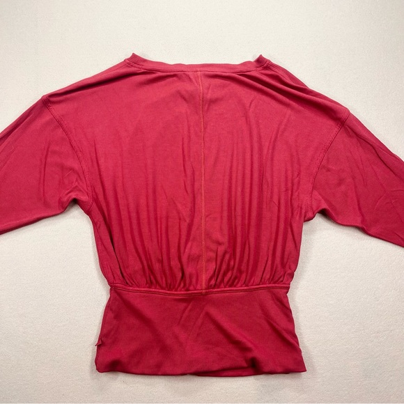 Lululemon Ribbed Long Sleeve Yoga Shirt Modal-Silk Cayenne - Picture 7 of 9
